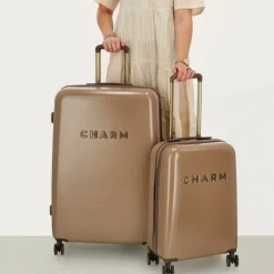 Koffersets|Reiskoffers>Charm London Capetown Trolley Set taupe