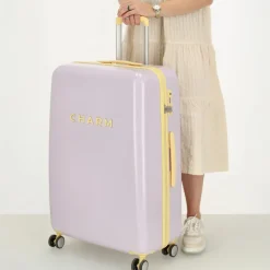 Lichtgewicht Koffers|Harde Koffers>Charm London Capetown Trolley L lila