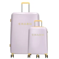 Koffersets|Reiskoffers>Charm London Capetown Trolley Set lila