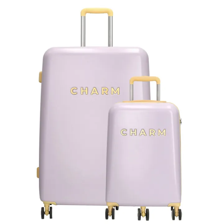 Koffersets|Reiskoffers>Charm London Capetown Trolley Set lila