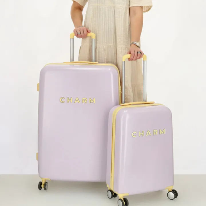 Koffersets|Reiskoffers>Charm London Capetown Trolley Set lila