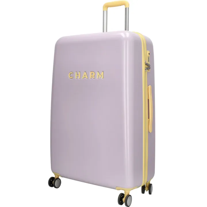 Koffersets|Reiskoffers>Charm London Capetown Trolley Set lila