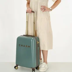 Transavia Trolleys|Klm Trolleys>Charm London Capetown Trolley S dark green