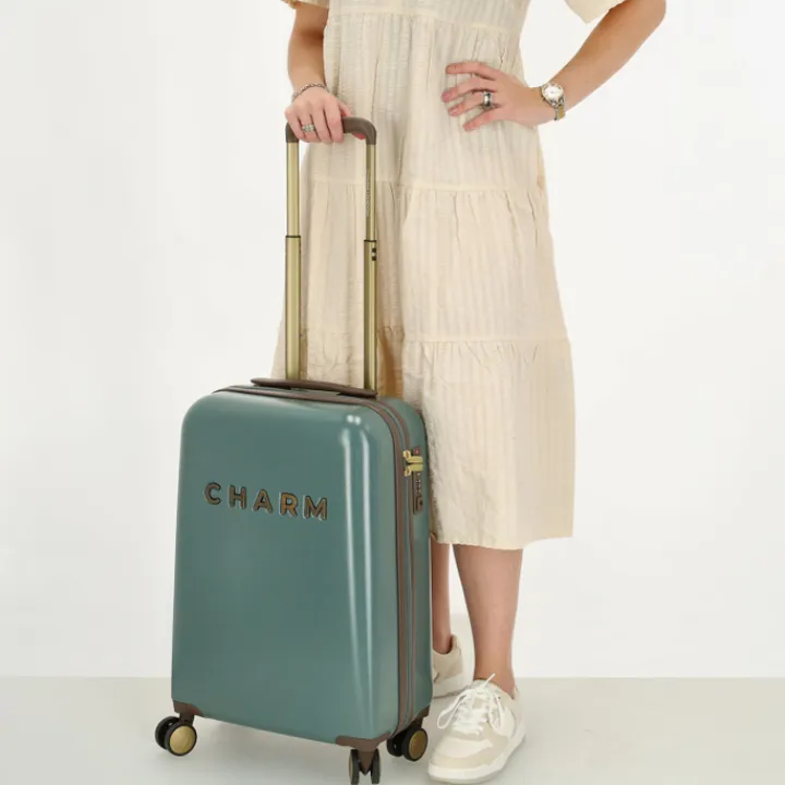Transavia Trolleys|Klm Trolleys>Charm London Capetown Trolley S dark green