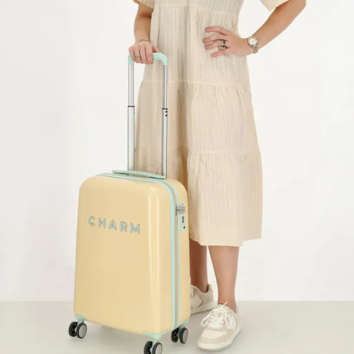 Transavia Trolleys|Klm Trolleys>Charm London Capetown Trolley S soft yellow