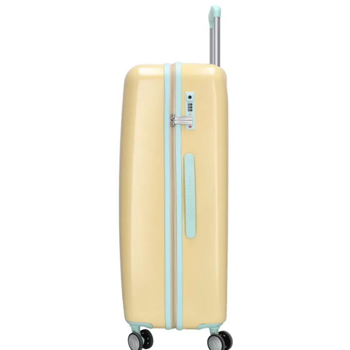 Koffersets|Reiskoffers>Charm London Capetown Trolley Set soft yellow