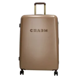 Lichtgewicht Koffers|Harde Koffers>Charm London Capetown Trolley L taupe