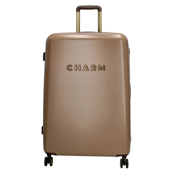 Lichtgewicht Koffers|Harde Koffers>Charm London Capetown Trolley L taupe