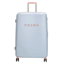Reistrolleys|Reiskoffers>Charm London Capetown Trolley L baby blue