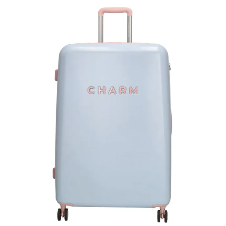 Reistrolleys|Reiskoffers>Charm London Capetown Trolley L baby blue
