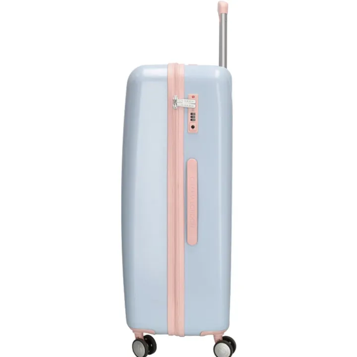 Reistrolleys|Reiskoffers>Charm London Capetown Trolley L baby blue