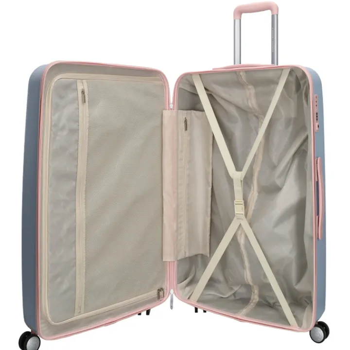 Reistrolleys|Reiskoffers>Charm London Capetown Trolley L baby blue