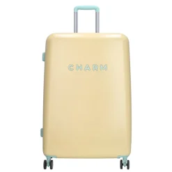 Lichtgewicht Koffers|Harde Koffers>Charm London Capetown Trolley L soft yellow