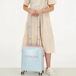 Handbagage Trolleys|Laptop Trolleys>Charm London Capetown Underseater baby blue