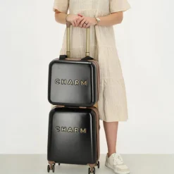 Handbagage Trolleys|Laptop Trolleys>Charm London Capetown Underseater black