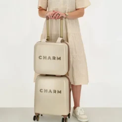 Handbagage Trolleys|Laptop Trolleys>Charm London Capetown Underseater beige