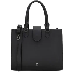 Shoppers|Schoudertassen>Charm London Castle Hill Handbag black