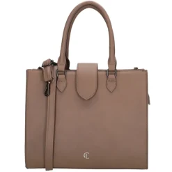 Shoppers|Schoudertassen>Charm London Castle Hill Handbag taupe
