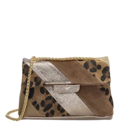 Schoudertassen|Crossbody>Charm London Elisa Schoudertas leopard