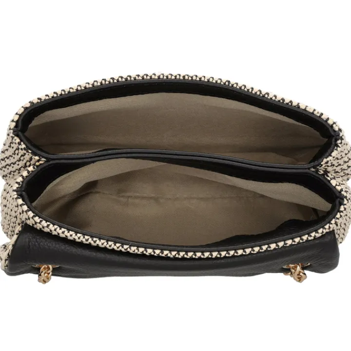 Schoudertassen|Crossbody>Charm London Elisa Shoulderbag black/beige