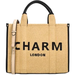 Schoudertassen|Handtassen>Charm London Harrow Handbag zand