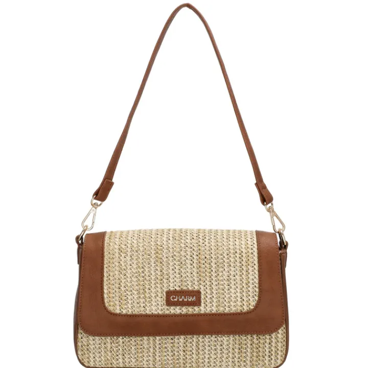 Schoudertassen|Crossbody>Charm London Hillingdon Shoulderbag beige
