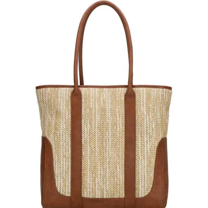 Shoppers|Schoudertassen>Charm London Hillingdon Shopper beige