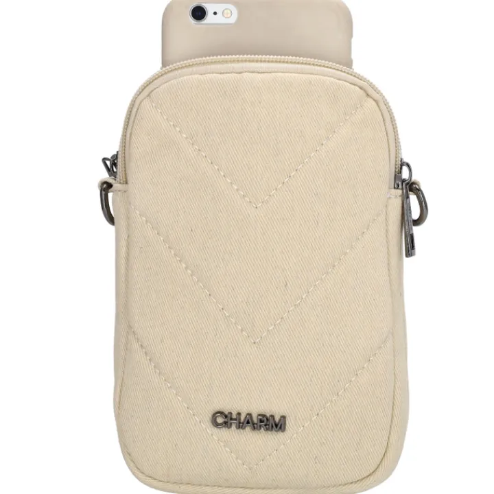 Telefoontasjes|Fashion Tassen>Charm London Hollywood Phonebag beige