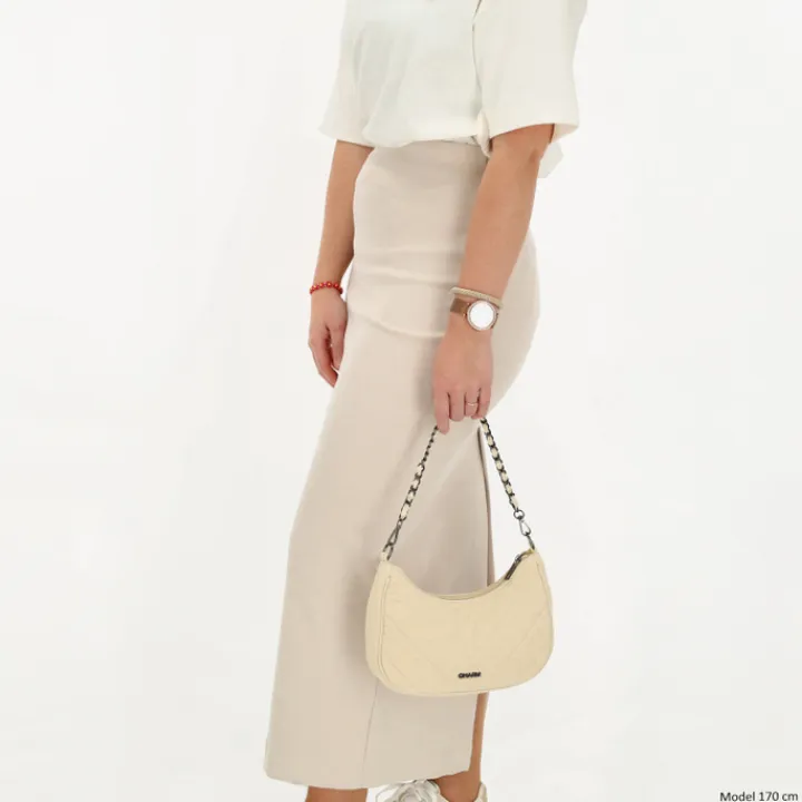Schoudertassen|Crossbody>Charm London Hollywood Shoulderbag beige