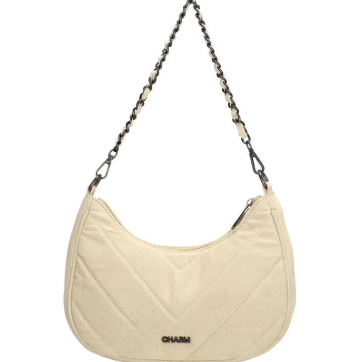 Schoudertassen|Crossbody>Charm London Hollywood Shoulderbag beige