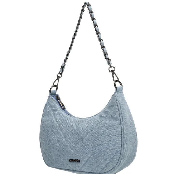 Schoudertassen|Crossbody>Charm London Hollywood Shoulderbag midblue