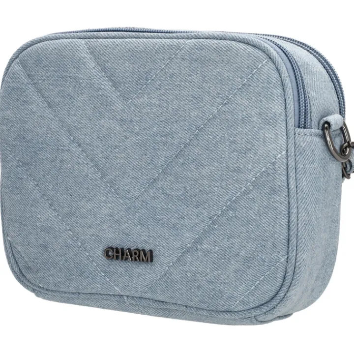 Schoudertassen|Fashion Tassen>Charm London Hollywood Shoulderbag midblue