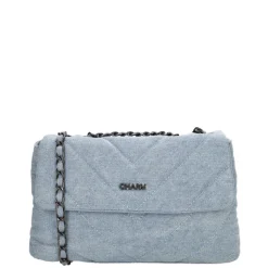Shoppers|Schoudertassen>Charm London Hollywood Shoulderbag midblue