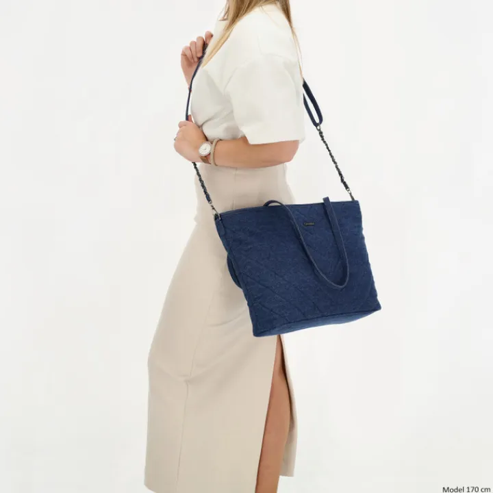 Shoppers|Schoudertassen>Charm London Hollywood Shopper blue