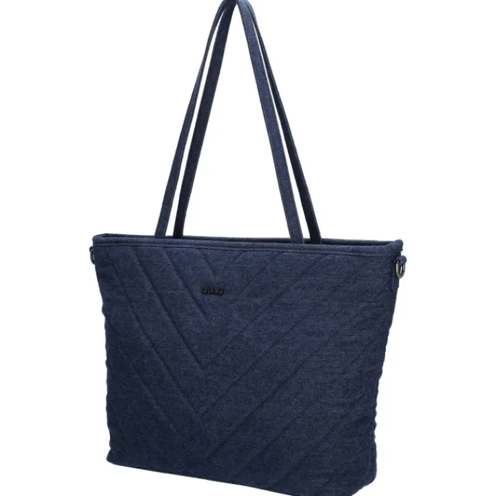 Shoppers|Schoudertassen>Charm London Hollywood Shopper blue