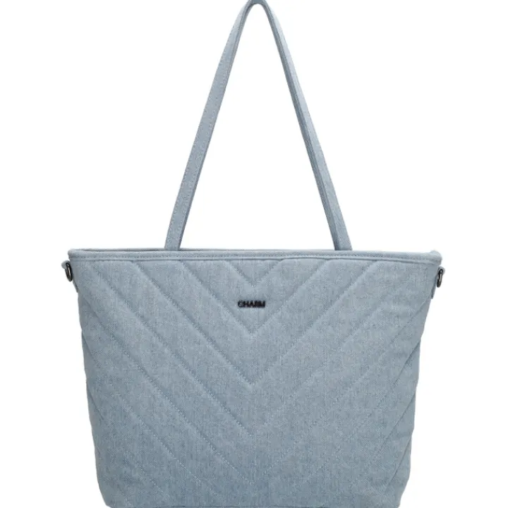 Shoppers|Schoudertassen>Charm London Hollywood Shopper midblue