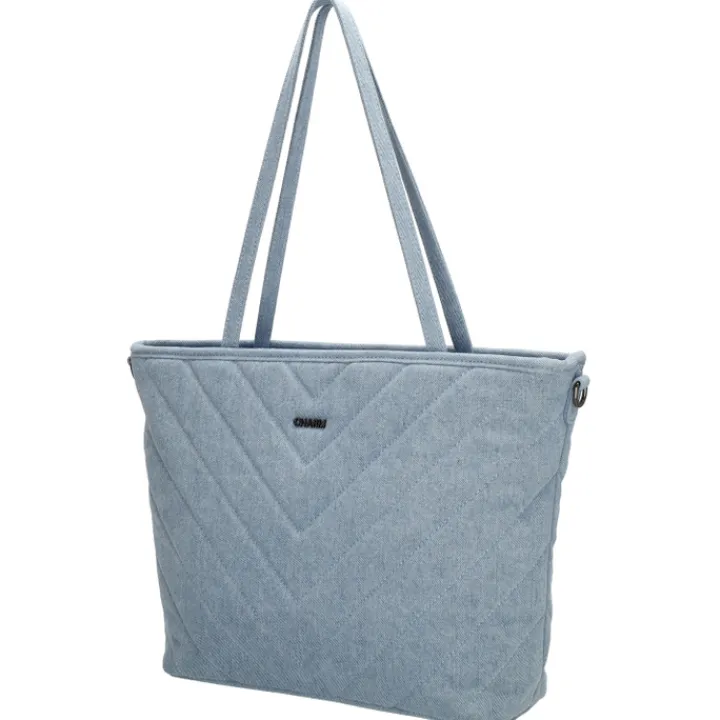 Shoppers|Schoudertassen>Charm London Hollywood Shopper midblue