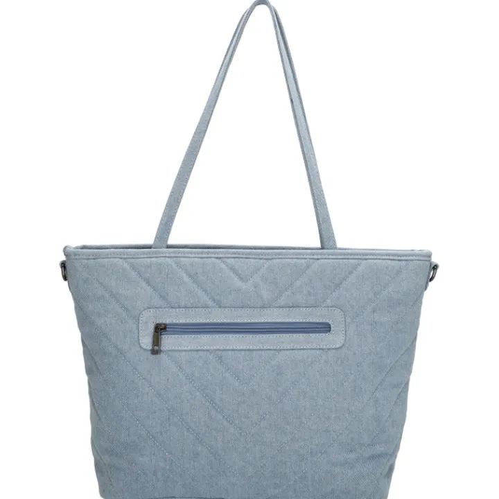 Shoppers|Schoudertassen>Charm London Hollywood Shopper midblue