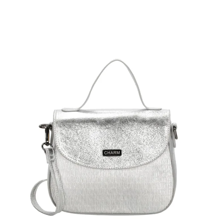 Schoudertassen|Crossbody>Charm London Kingsway Shoulderbag 22874 silver