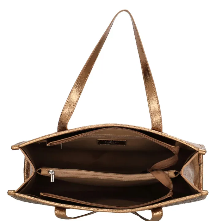 Shoppers|Schoudertassen>Charm London Kingsway Shopper bronze