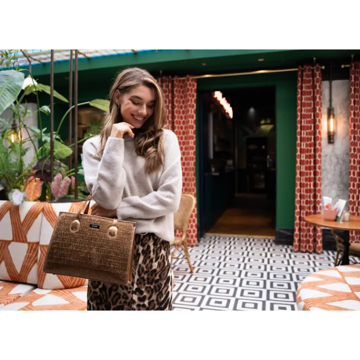 Shoppers|Schoudertassen>Charm London Kingsway Shopper bronze