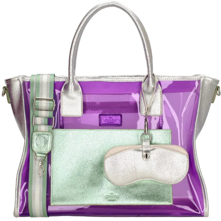 Shoppers|Schoudertassen>Charm London La Marina Shopper paars