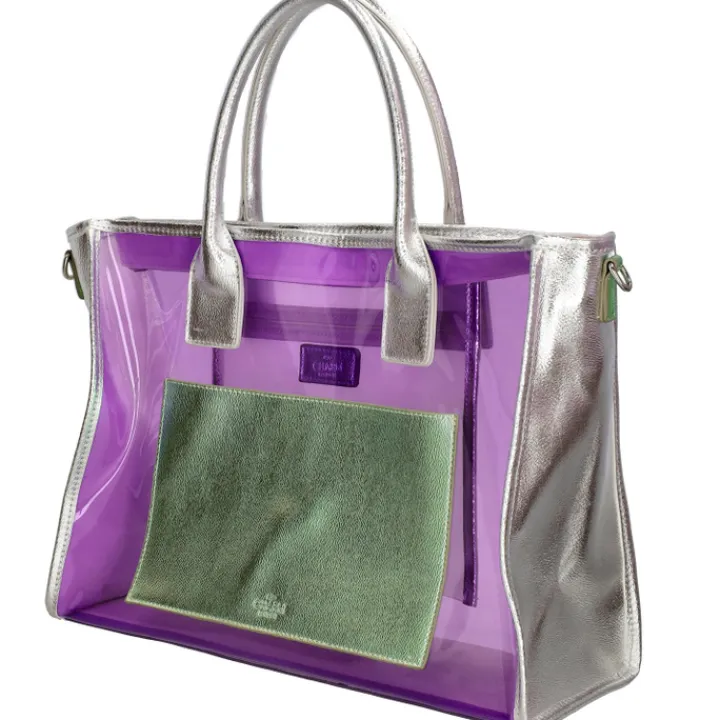 Shoppers|Schoudertassen>Charm London La Marina Shopper paars