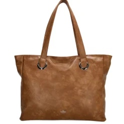 Herentassen|Heren Schooltassen>Charm London Liberty Laptopbag 17.3" cognac
