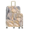 Koffersets|Reiskoffers>Charm London Marble Trolley Set light grey
