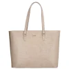 15.6 Inch Laptoptassen|Laptop Schoudertassen>Charm London Midwood Shopper 15.6 inch laptopvak light taupe