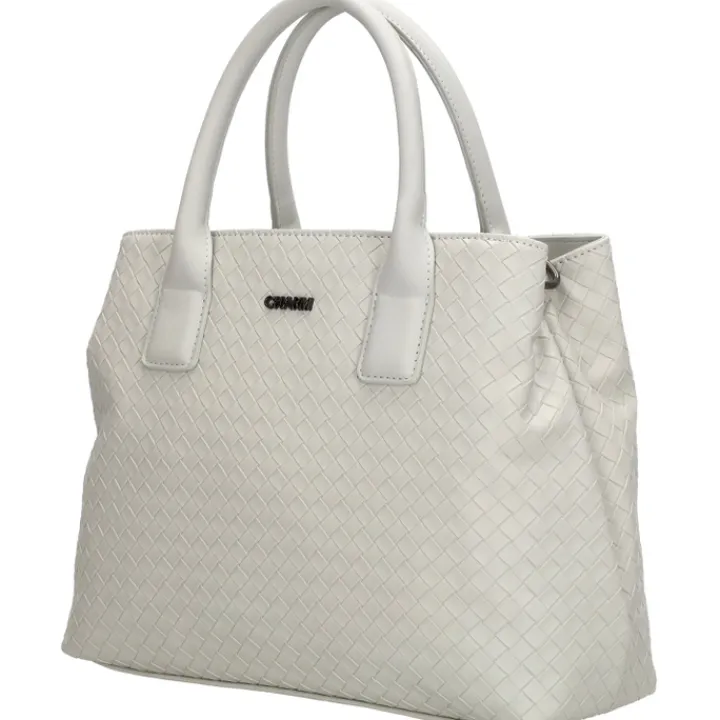 Schoudertassen|Handtassen>Charm London Mirabello Handbag lightgrey