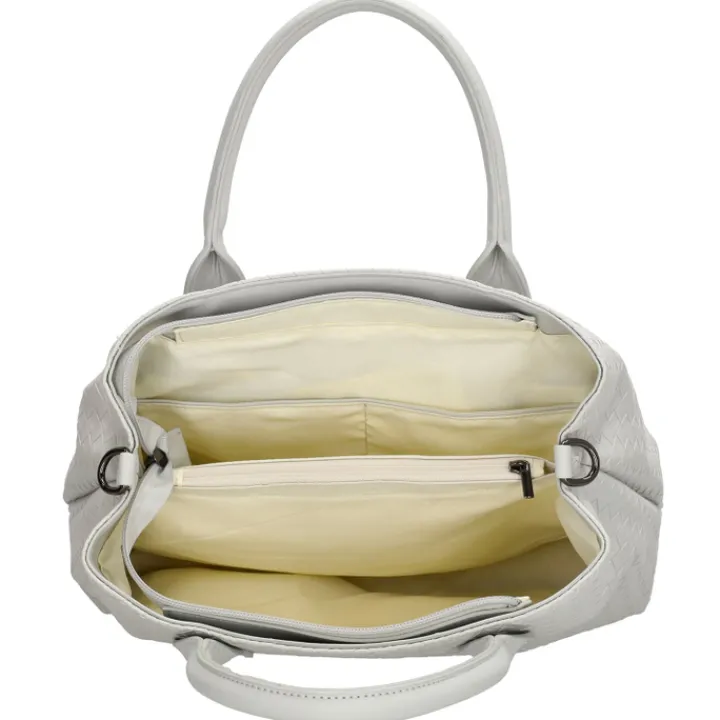 Schoudertassen|Handtassen>Charm London Mirabello Handbag lightgrey