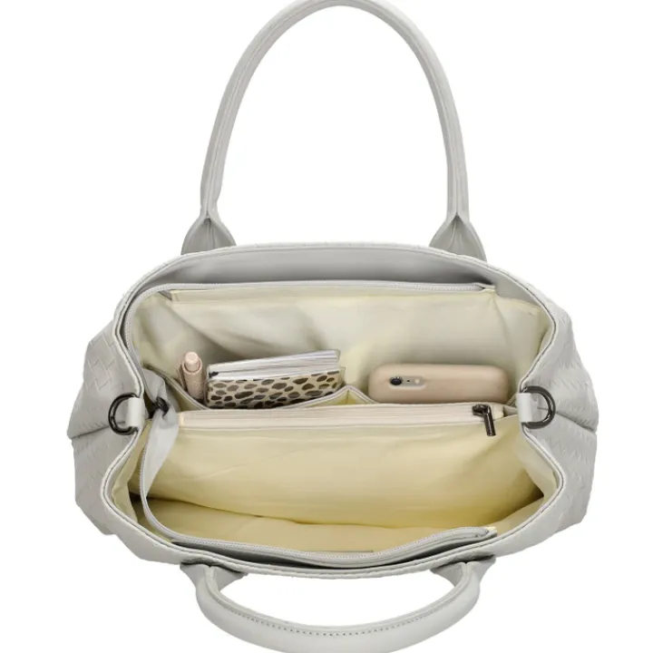 Schoudertassen|Handtassen>Charm London Mirabello Handbag lightgrey