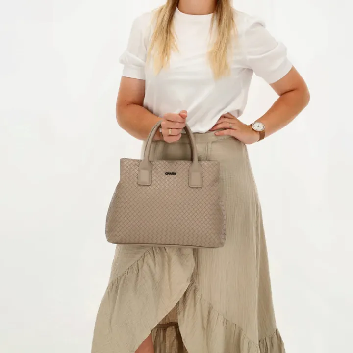 Schoudertassen|Handtassen>Charm London Mirabello Handbag taupe